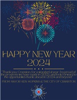Happy New Year From Mayor Ken Hopkins & The City of Cranston